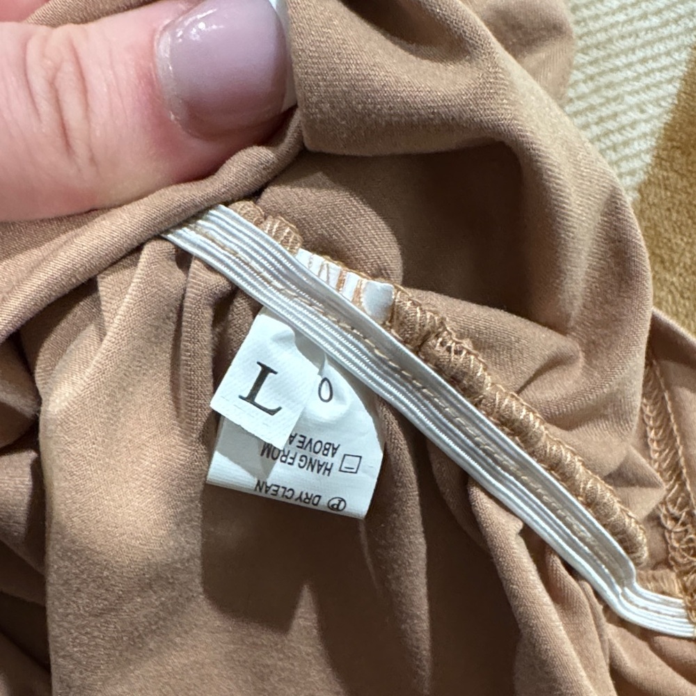 Amazon Tan Ruched Mini Dress - Picture 3 of 4
